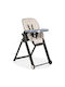 Cangaroo Neron Foldable Highchair with Metal Frame & Leatherette Seat Beige