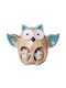 Etoile Decorativă Bufniță din Material Ceramic 20x10x15cm 1buc