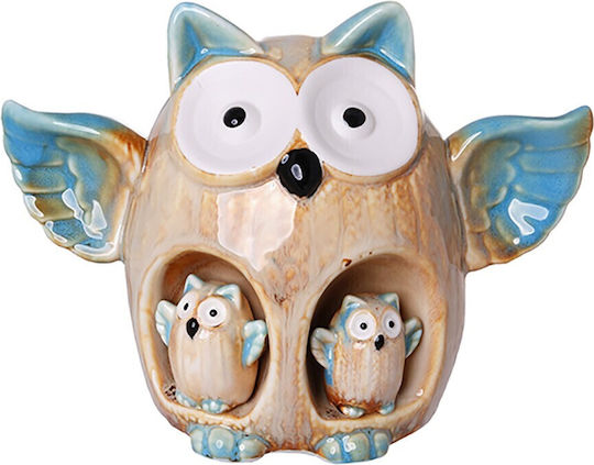 Etoile Decorativă Bufniță din Material Ceramic 20x10x15cm 1buc