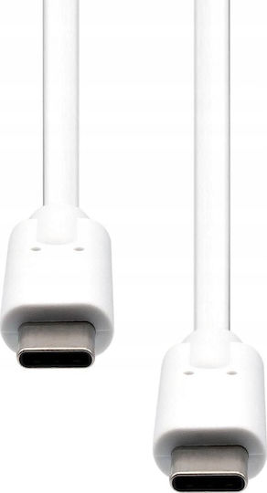 ProXtend USB 2.0 Kabel USB-C männlich - USB-C Weiß 0.5m (JAB-7340204)