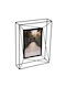Atmosphera Metallic Photo Frame with Black Frame
