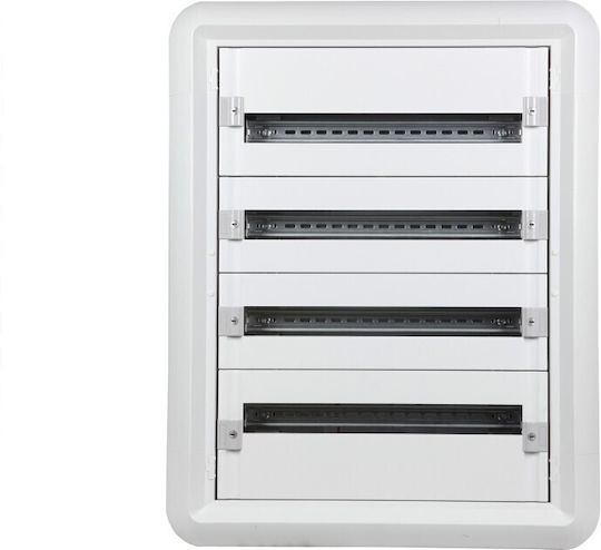 Legrand Ηλεκτρολογικός Πίνακας Επιτοίχιος, 4 Σειρών, 24 Στοιχείων
