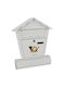 Strend Pro Cutie Poștală pentru Exterior Metalic în Culoarea Alb 44x37x10cm 252190
