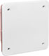 Elettrocanali Wall mounted 45-Elements Fuse Box W92xH92xD45mm