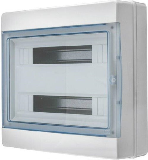 PAWBOL Ηλεκτρολογικός Πίνακας Επιτοίχιος, Στεγανός, 3 Σειρών, 12 Στοιχείων