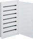 Hager Wall mounted 36-Elements Fuse Box with 7 Rows