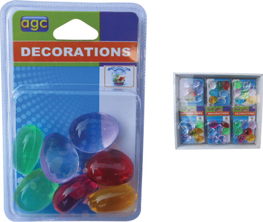 AGC Διακοσμητική Πέτρα για DIY Κατασκευές 6τμχ 9εκ.