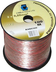 Cabletech Unterminiertes Lautsprecherkabel 100m