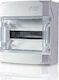 Spamel Wall mounted Waterproof 12-Elements Fuse Box with 1 Row