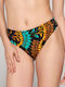 Emerald Bikini Bottom Ruched Print
