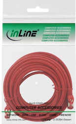 Intos Electronic 76907R S/FTP Cat.6 Καλώδιο Ethernet 7.5m Κόκκινο