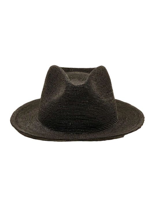 Brixton Frauen Stoff Hut Fedora Schwarz