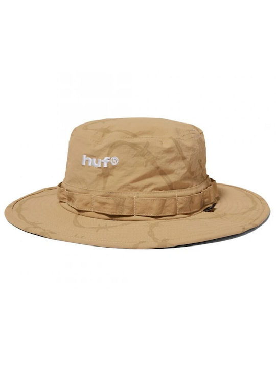 HUF Γυναικείο Δερμάτινο Καπέλο Μπεζ