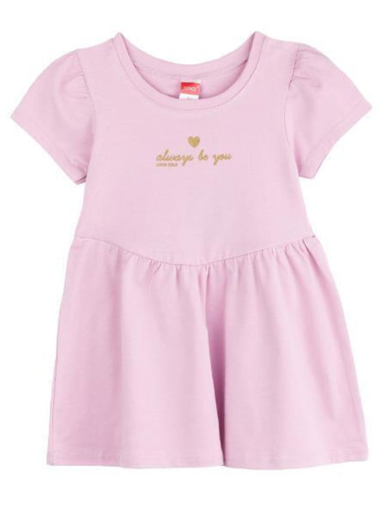 Joyce Children's Dress Short Sleeve Lilac