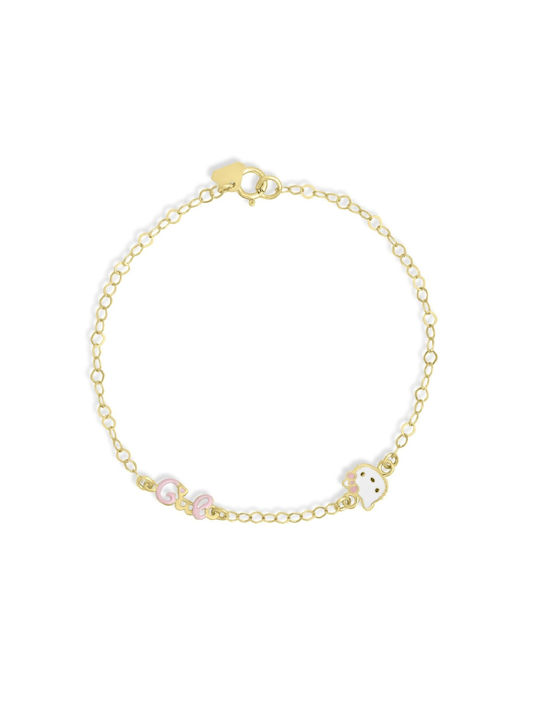 Kids Bracelet from Gold 9K