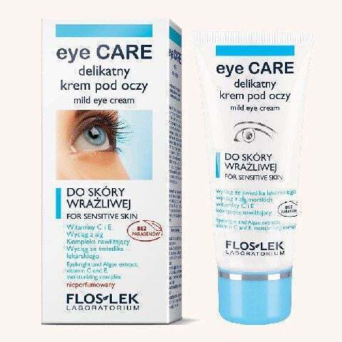 FlosLek Eye Care Eye Cream for Eye Bags Moisturizing Dark Circles Brightening and Regenerating 30ml