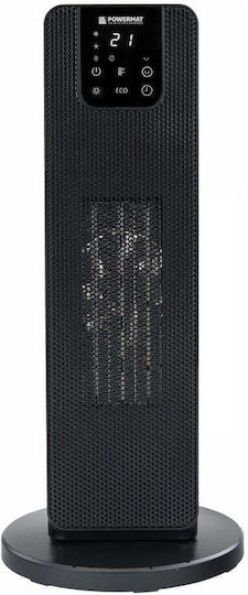 Powermat PM1252 Ceramic Fan Heater Room Floor Black 2000W