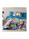 Kentia Sheet Set Single Cotton Blue 160x270cm 3pcs