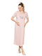 PijaMood Nightgown Maternity & Nursing Pink