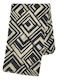 Ble Resort Collection Scarf Pareo Beige/Black 110x180 100% Cotton Code 5-43-666-0001