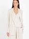 Philosophy Wear Blazer pentru femei Sacou Sand