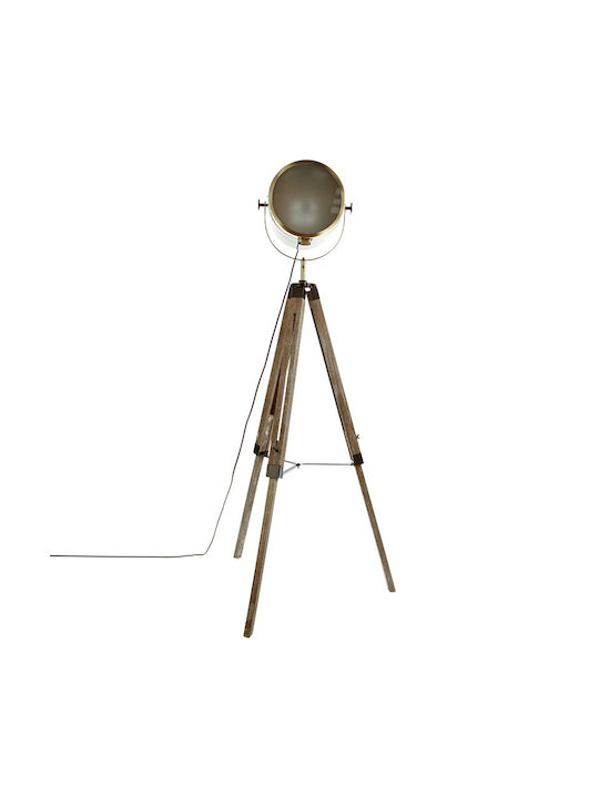 Pakketo Floor Lamp H150xW62.5cm. with Socket for Bulb E27 Bronze
