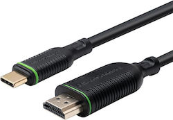 Microconnect MC-USBCHDMI05 HDMI De Sex Masculin - USB-C 0.5m Negru