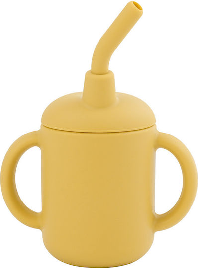 Baby Donkey Παιδικό Ποτηράκι από Σιλικόνη Κίτρινο 120ml για 6m+