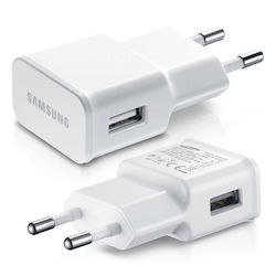 Samsung Charger with Built-in Cable 7.8W in White Colour (Ep-ta50ewe)