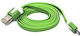 Neutralle Flat USB 2.0 spre micro USB Cablu Verde 1m 1buc