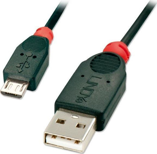 Lindy 2m Regular USB 2.0 to micro USB Cable Green