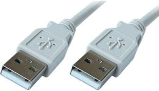 PremiumCord USB 2.0 Kabel USB-A-Stecker - USB-A-Stecker Gray 2m ku2aa2
