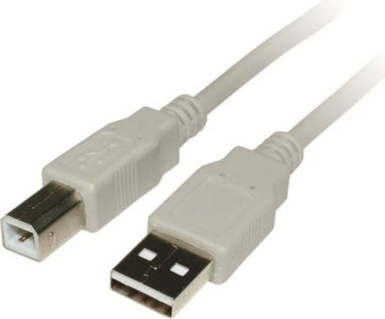 PremiumCord USB 2.0 Cablu USB-A - USB-B Gri 0.5m ku2ab05