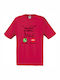 Fruit of the Loom My Bed Is Calling T-shirt Red Cotton My Bed Is Calling