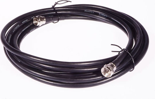 Libox Καλώδιο Κεραίας Coax female - Coax female Μαύρο 3m (LB0071) 1τμχ