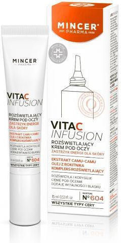 Mincer Pharma No 604 Vita C Infusion Eye Moisturiser for Moisturizing and Brightening 15ml