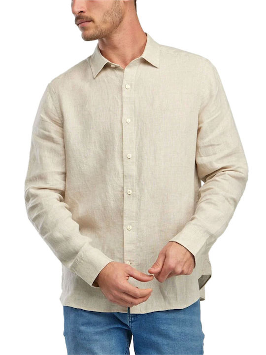 Nautica Men's Shirt Wheat