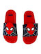 Kinder Badeschlappen Spider-Man Rot