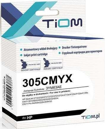 Tiom Compatible Inkjet Printer Ink HP HP 305CMYX 7ml Multiple (Color) 1 Piece