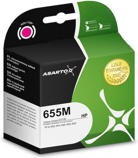 Asarto Cartuș de cerneală compatibil pentru imprimante InkJet HP HP 655 Magenta 1buc