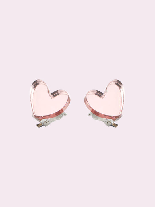 Mini Cools Παιδικά Σκουλαρίκια Καρφωτά Καρδιά
