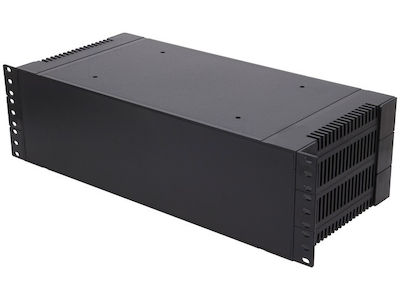 Κουτί Rack 19" 3u 431x203x129mm Μαύρο