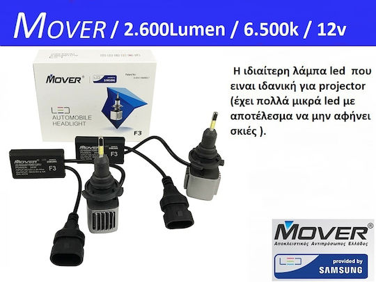 Mover Samsung Lamps Car H11 LED 6500K Cold White 26W