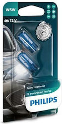 Philips Lamps Car Σετ 2 W5W