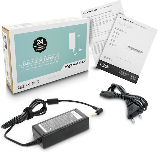 Movano Φορτιστής Laptop 65W 19V 3.42A για Acer