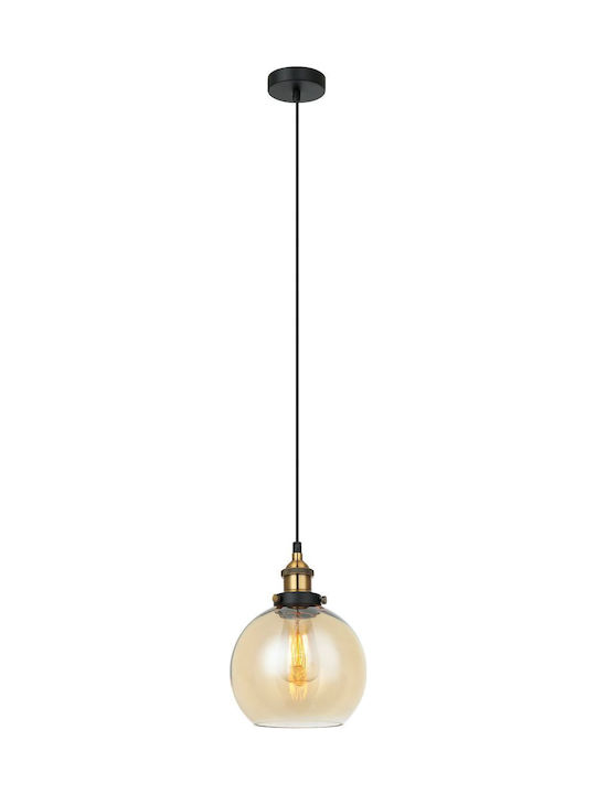 Italux Pendant Light Honey with Socket E27 20x100cm IT0487