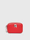 Karl Lagerfeld Leather Handbag Red 240w3085