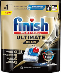 Finish Ultimate Plus 45 Κάψουλες Πλυντηρίου Πιάτων Finish Ultimate Plus 45 Κάψουλες Πλυντηρίου Πιάτων