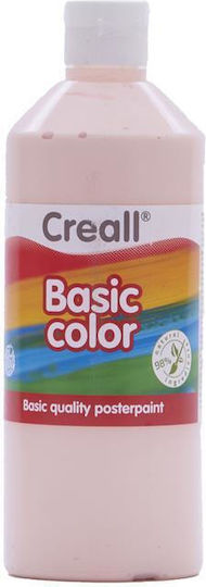 Creall Basic Tempera Paints Pastel Peach 500ml 1pcs