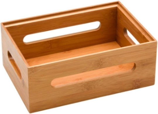 XM-Casa Coș de Servire Lemn cu Dimensiuni 22.3x15.2x9cm 1buc